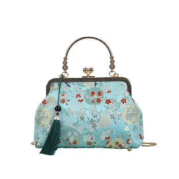 Večernja torbica s ručkom, preko ramena i crossbody stilom, inspirirana cheongsamom, ženska darovna torbica