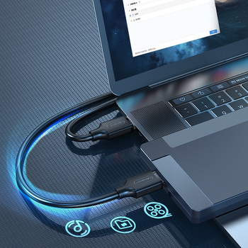 Luxun καλώδιο μεταφοράς δεδομένων USB 2.0 USB-A προς USB-A, υψηλής ταχύτητας για υπολογιστές και εξωτερικούς σκληρούς δίσκους