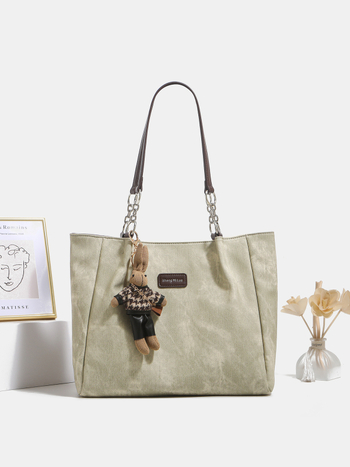 Ženska tote torba velikog kapaciteta od sintetičke mikrovlaknastog kože, gradski minimalistički dizajn za posao i svakodnevnu upotrebu