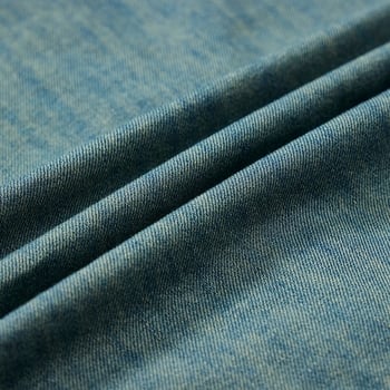 Ljetna prozračna denim majica kratkih rukava, japanski retro stil, nostalgična plava, vrhunska kvaliteta, ugodna koži, lagana