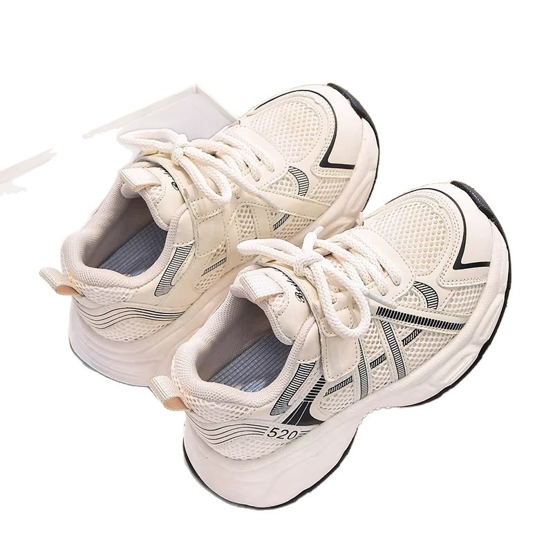 Dječje tenisice s prozračnim mrežastim gornjim dijelom i mekanom sole, unisex, Velcro kopča, jesen 2025