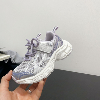 Dječje tenisice s bojama blokova i prozračnom mrežicom, ljeto 2026, klasični dad sneakers, unisex
