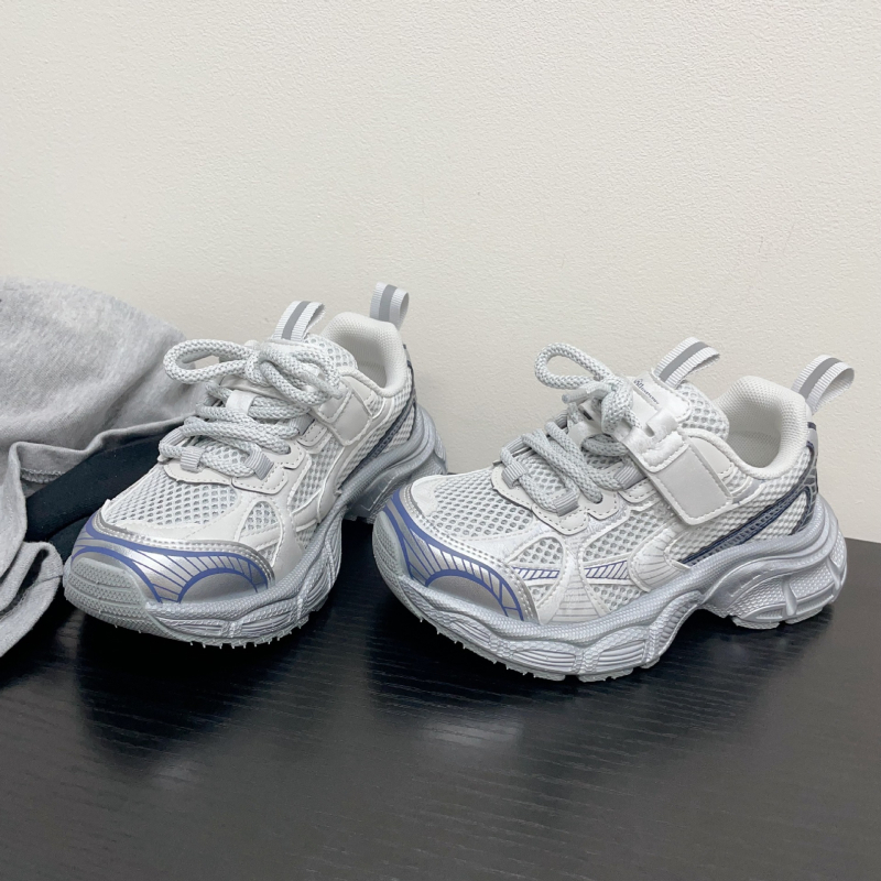 Dječje tenisice s bojama blokova i prozračnom mrežicom, ljeto 2026, klasični dad sneakers, unisex