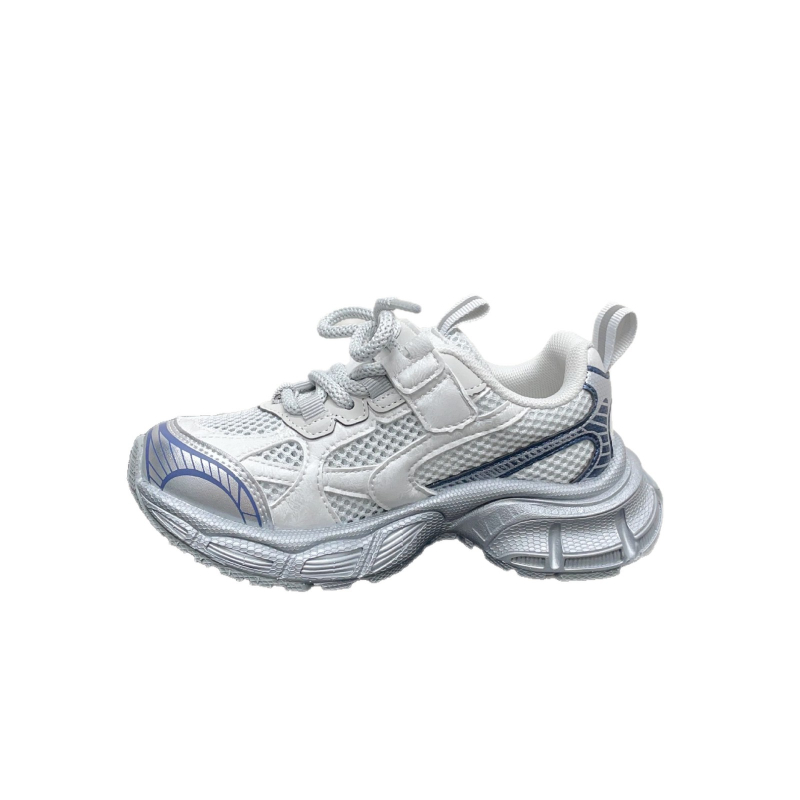 Dječje tenisice s bojama blokova i prozračnom mrežicom, ljeto 2026, klasični dad sneakers, unisex