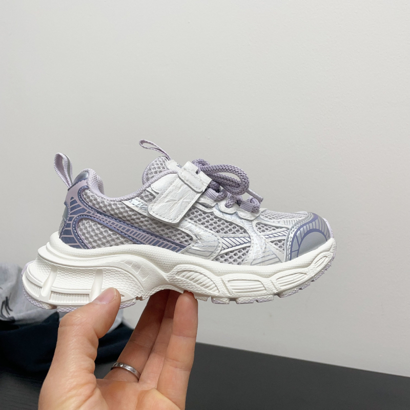 Dječje tenisice s bojama blokova i prozračnom mrežicom, ljeto 2026, klasični dad sneakers, unisex