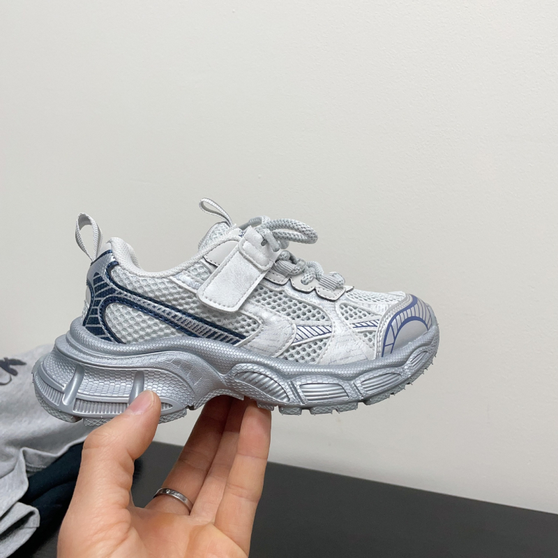 Dječje tenisice s bojama blokova i prozračnom mrežicom, ljeto 2026, klasični dad sneakers, unisex