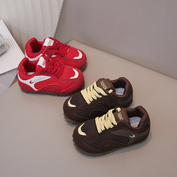 Dječje tenisice u korejskom stilu za jesen, mrežasti gornji dio, Velcro kopča, unisex, uzrasti 1–3 i 4–6 godina