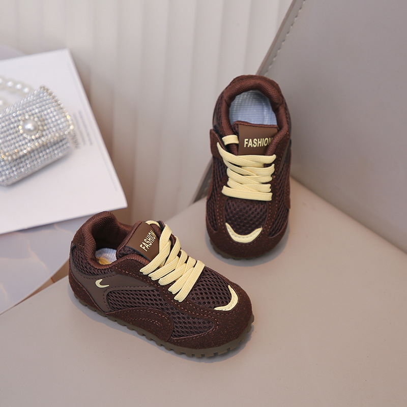 Dječje tenisice u korejskom stilu za jesen, mrežasti gornji dio, Velcro kopča, unisex, uzrasti 1–3 i 4–6 godina