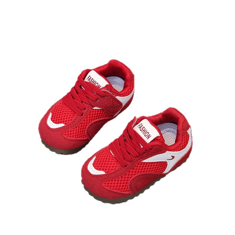 Dječje tenisice u korejskom stilu za jesen, mrežasti gornji dio, Velcro kopča, unisex, uzrasti 1–3 i 4–6 godina