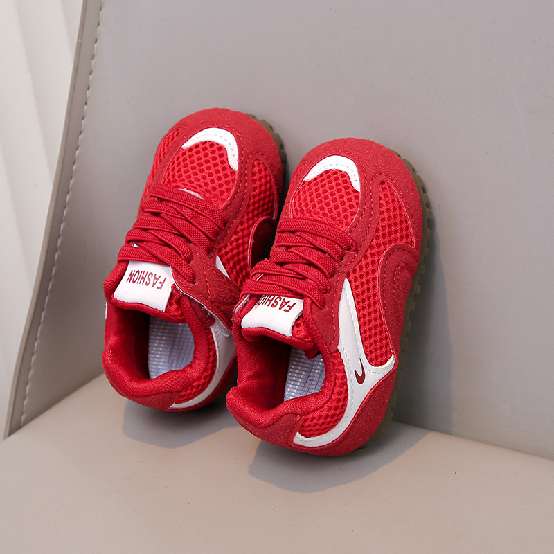 Dječje tenisice u korejskom stilu za jesen, mrežasti gornji dio, Velcro kopča, unisex, uzrasti 1–3 i 4–6 godina