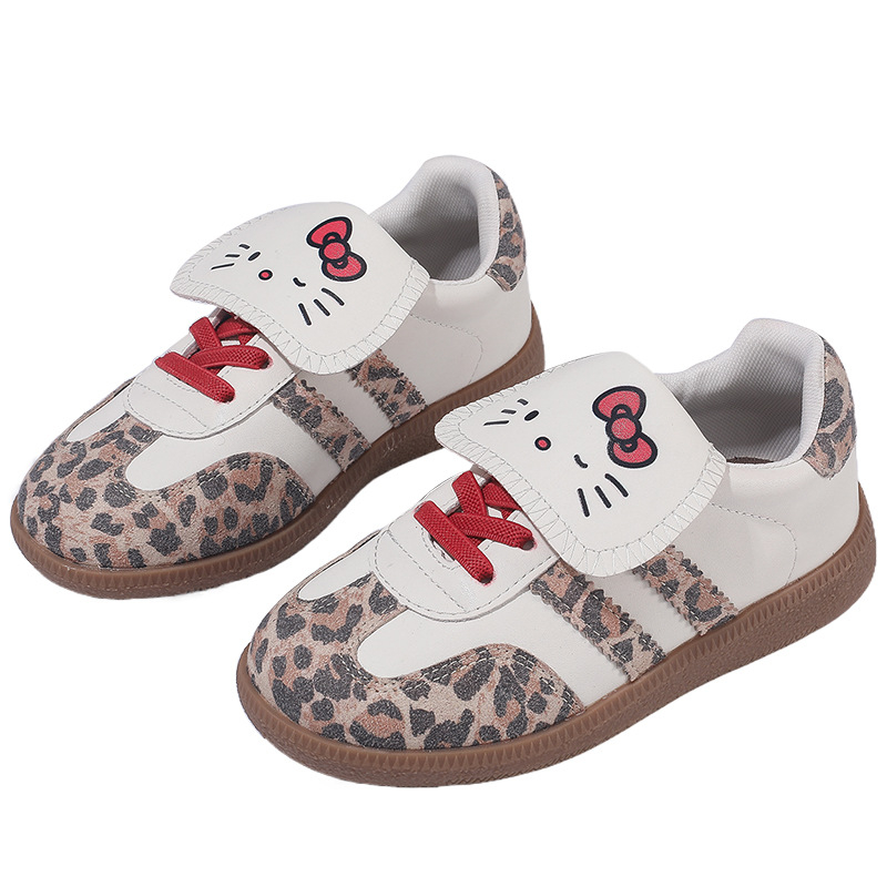 Dječje tenisice s leopard uzorkom, s Velcro zatvaračem, proljeće 2026