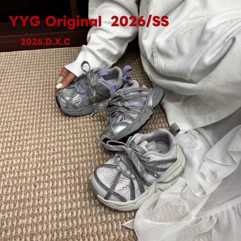 2026. ljeto Djeca tenisice Spider-Man sa Velcro trakom i rhinestones, casual sportske chunky obuće