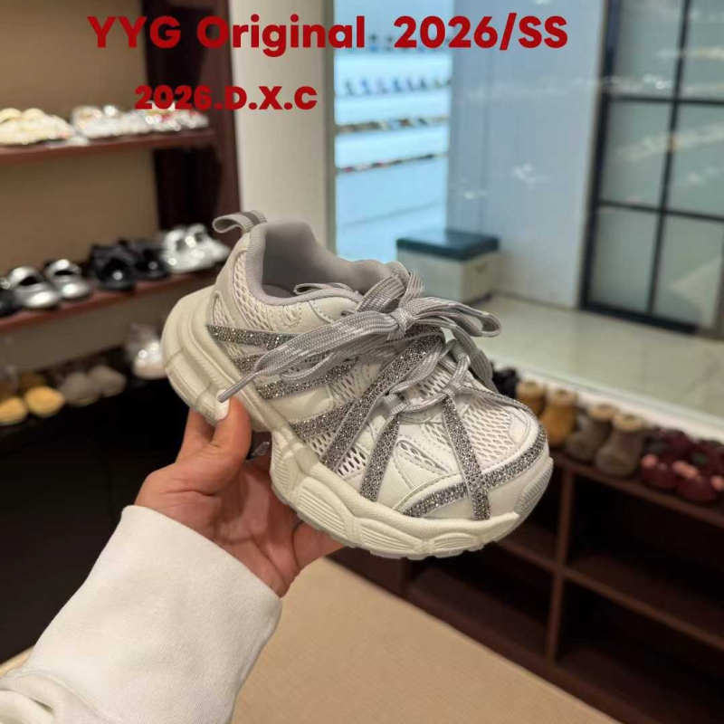 2026. ljeto Djeca tenisice Spider-Man sa Velcro trakom i rhinestones, casual sportske chunky obuće