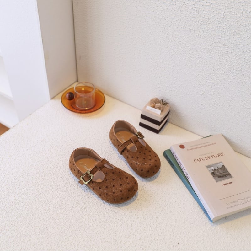 Dječje cipele s leopard uzorkom i točkicama, perforirani dizajn, meka đon, Velcro zatvarač, Birkenstock stil casual obuća