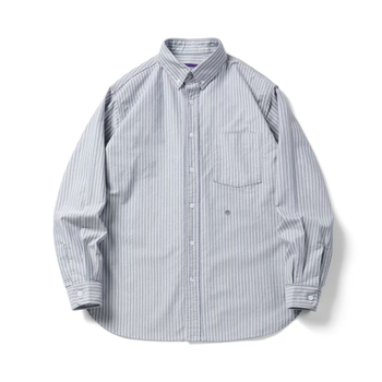 25SS japanskog stila, mala izvezeno, vertikalne pruge, muška ležerna silueta, dugi rukav Cityboy