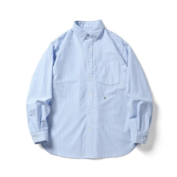 25SS japanskog stila, mala izvezeno, vertikalne pruge, muška ležerna silueta, dugi rukav Cityboy