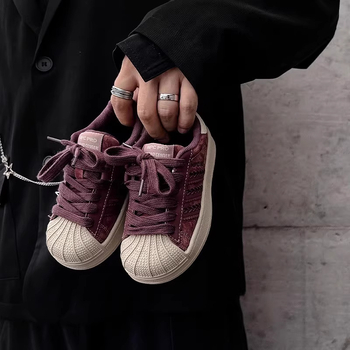 Dječje tenisice s shell-toe i Velcro kopčom, 2025 jesen-zima, unisex svakodnevne trkačke tenisice