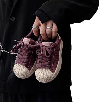 Dječje tenisice s shell-toe i Velcro kopčom, 2025 jesen-zima, unisex svakodnevne trkačke tenisice