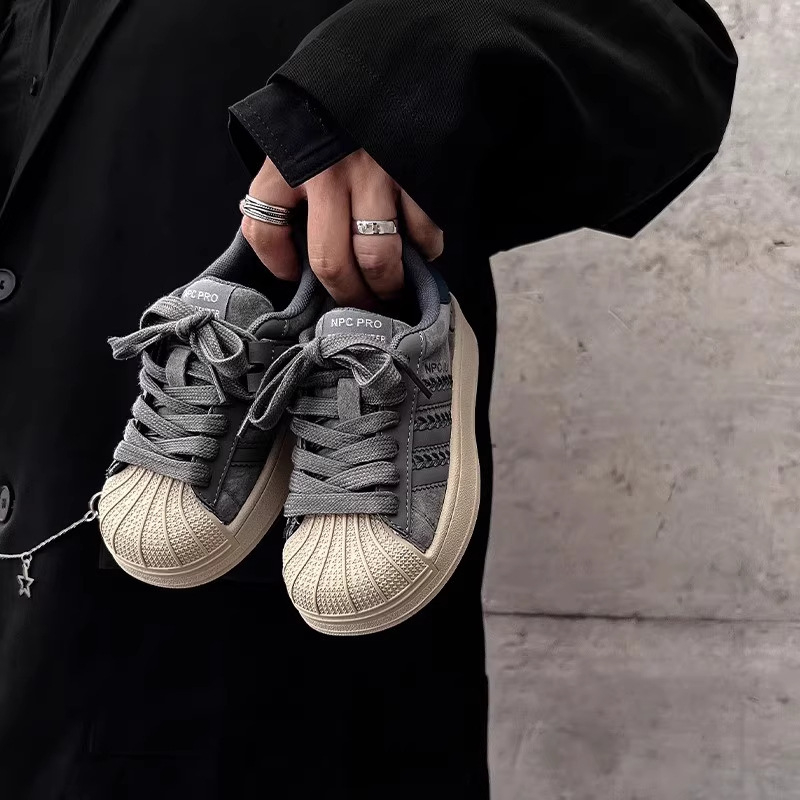 Dječje tenisice s shell-toe i Velcro kopčom, 2025 jesen-zima, unisex svakodnevne trkačke tenisice