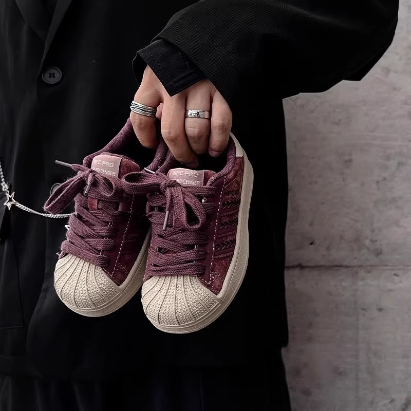 Dječje tenisice s shell-toe i Velcro kopčom, 2025 jesen-zima, unisex svakodnevne trkačke tenisice