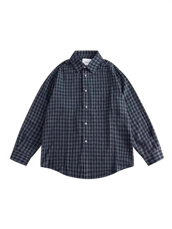 Cleanfit Japanski stil retro prugasta košulja kardigan, unisex, slobodan kroj, dugi rukavi, top