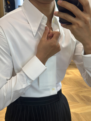 Ruishen Clothing muška košulja s dugim rukavima, za četiri sezone, talijanski carski ovratnik, skrivene kopče, bez glađenja, poslovno casual, Bond rukav