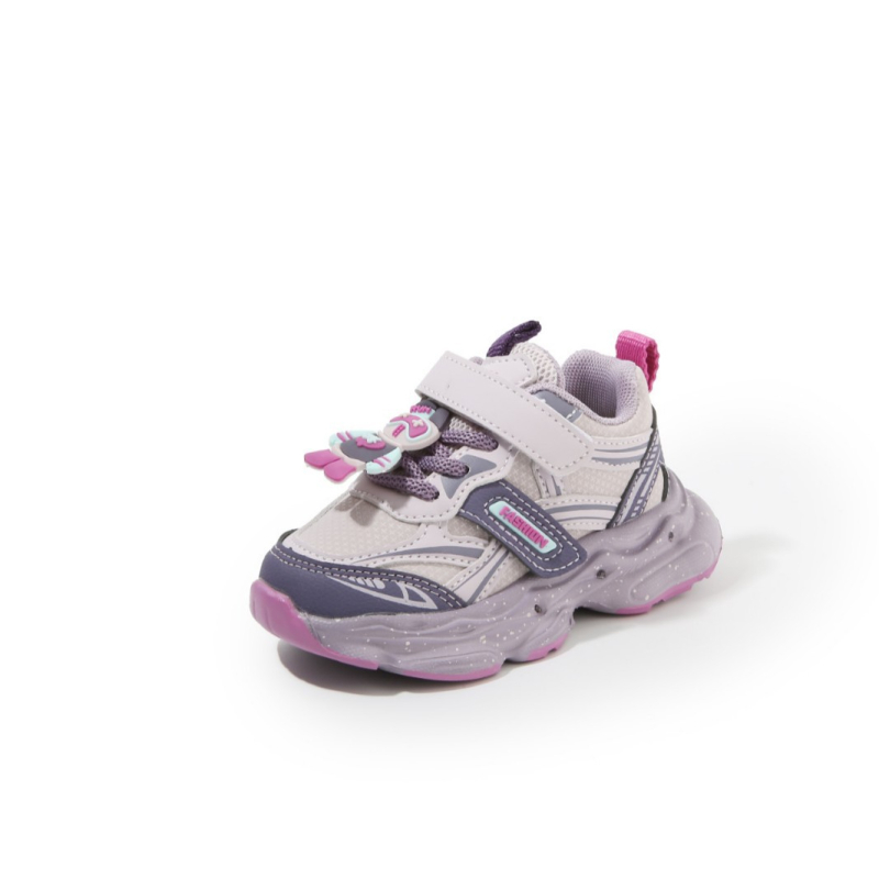 Dječje tenisice za proljeće i jesen s prozračnim kožnim gornjim dijelom, laganom EVA potplatom, stil dad shoes za dječake i djevojčice, s osvijetljenom potplatom