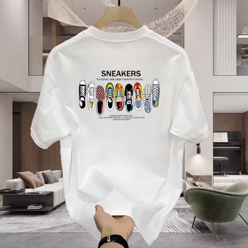 Ljeto 2026: muška majica kratkih rukava u američkom stilu, 100% pamuk, vrhunska kvaliteta, casual streetwear