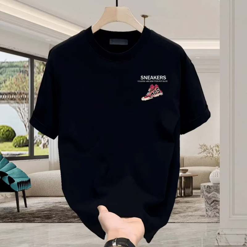 Ljeto 2026: muška majica kratkih rukava u američkom stilu, 100% pamuk, vrhunska kvaliteta, casual streetwear