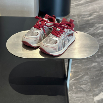 Детски обувки Dad Shoes за есен 2025, унисекс, спортни обувки за бягане и ходене, леки и дишащи, закопчаване с лепенка, едноцветен дизайн, горен материал: супер влакно, подметка EVA