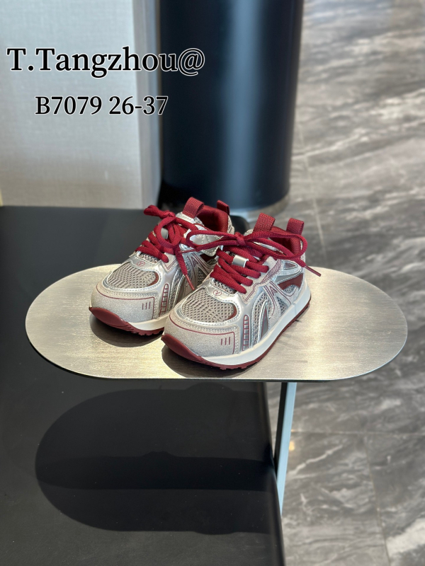 Детски обувки Dad Shoes за есен 2025, унисекс, спортни обувки за бягане и ходене, леки и дишащи, закопчаване с лепенка, едноцветен дизайн, горен материал: супер влакно, подметка EVA