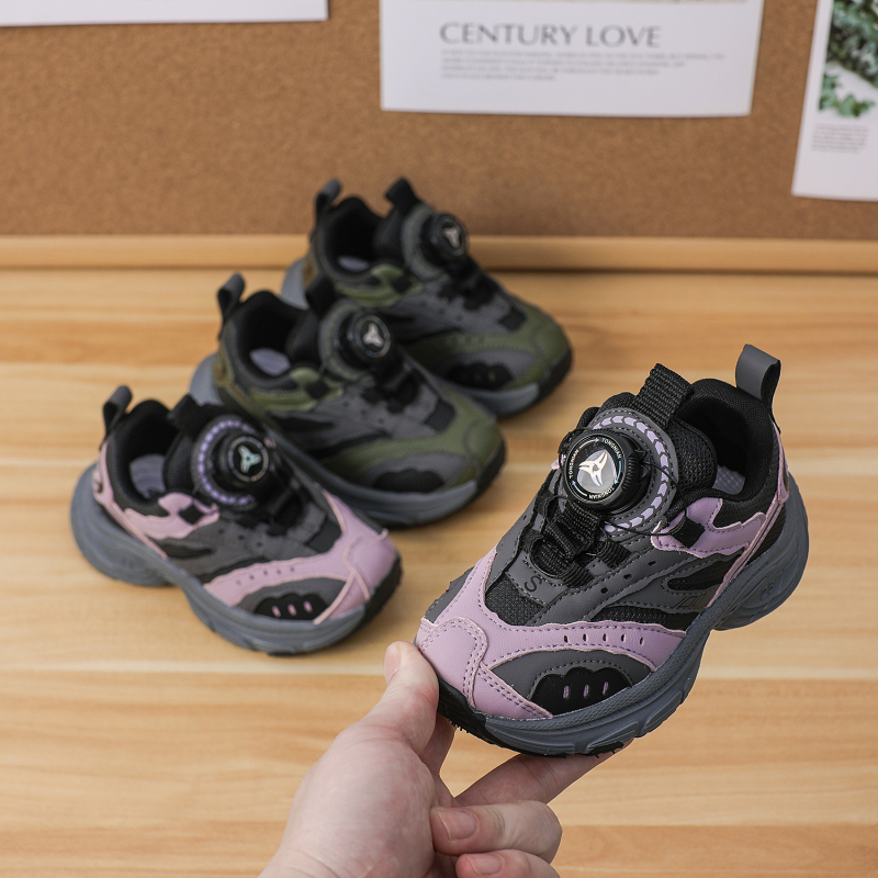 Unisex dječje sportske tenisice s protukliznom potplatom, kopčom za zatvaranje, casual dad sneaker stil, mekani đon