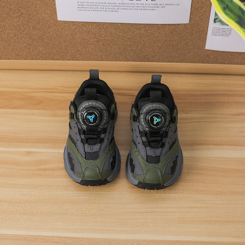 Unisex dječje sportske tenisice s protukliznom potplatom, kopčom za zatvaranje, casual dad sneaker stil, mekani đon