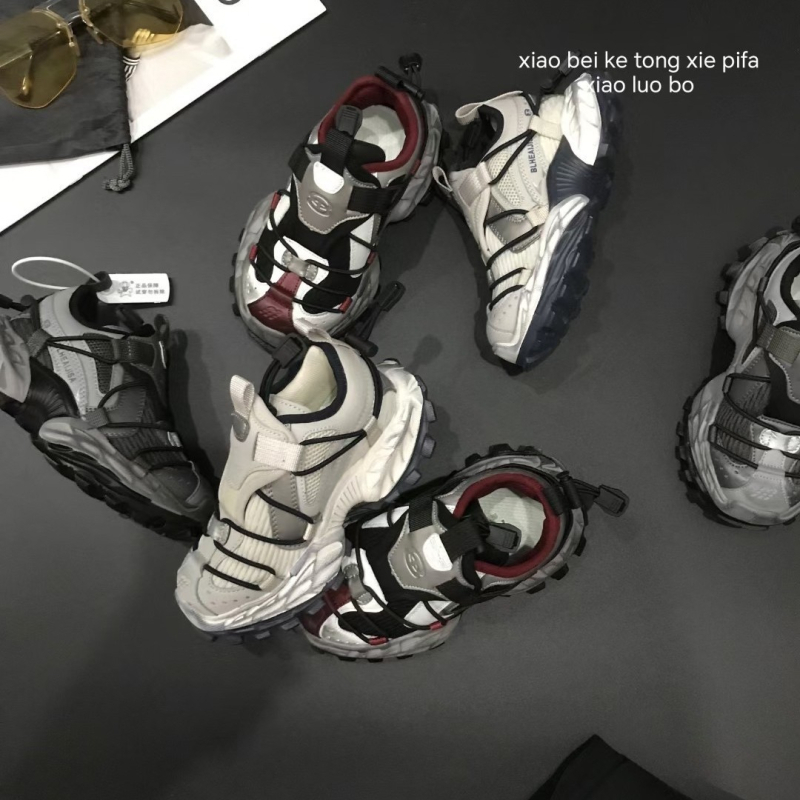 Детски маратонки в стил татко (dad shoes) с дистрес ефект, памучна подплата, есен-зима 2024