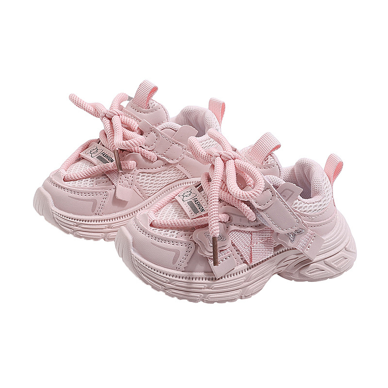 Детски спортни маратонки в стил Dad Sneakers, леки и ежедневни за пролет и есен 2026, за момичета