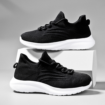Унисекс дишащи Flyknit маратонки за лято, ежедневни спортни обувки, стил за двойки, леки