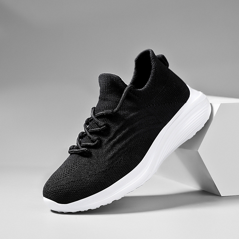 Унисекс дишащи Flyknit маратонки за лято, ежедневни спортни обувки, стил за двойки, леки