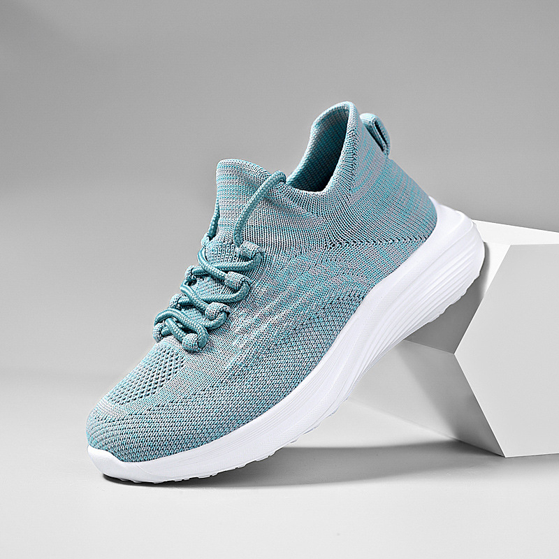 Унисекс дишащи Flyknit маратонки за лято, ежедневни спортни обувки, стил за двойки, леки