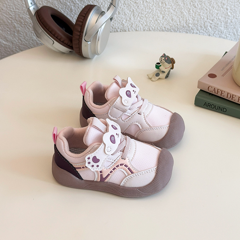 Unisex dječje sportske tenisice, lagani PU gornji dio, prozračne, s Velcro zatvaračem
