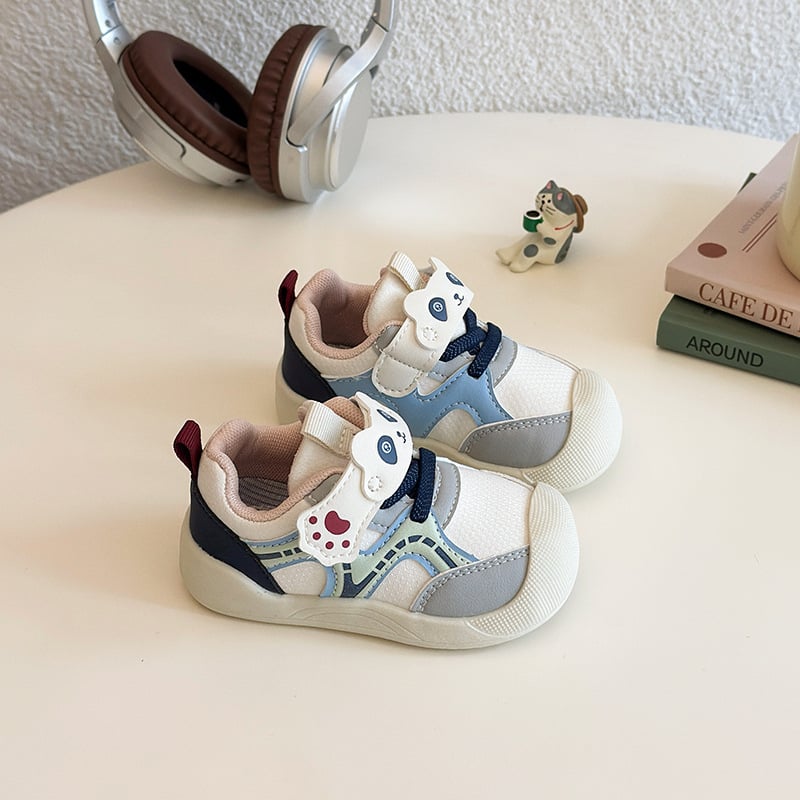 Unisex dječje sportske tenisice, lagani PU gornji dio, prozračne, s Velcro zatvaračem