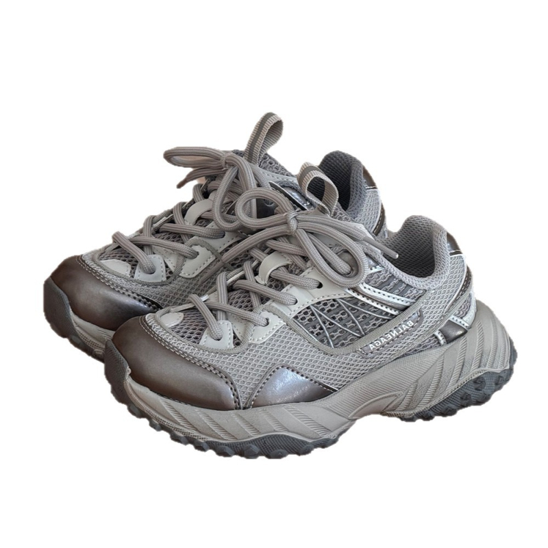 2026 пролетно-лятни детски дишащи спортни обувки, винтидж dad shoes за момичета и момчета, модерни ежедневни обувки за спорт и свободно време