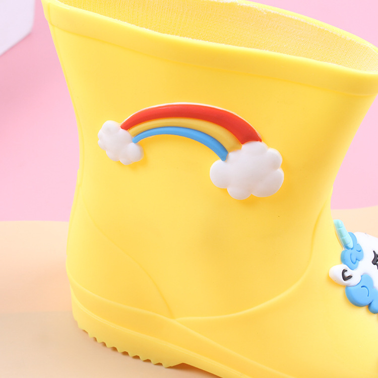 Rainbow Pony dječje gumene čizme za kišu, četiri sezone, lagane, vodootporne, otporne na habanje, crtan dizajn