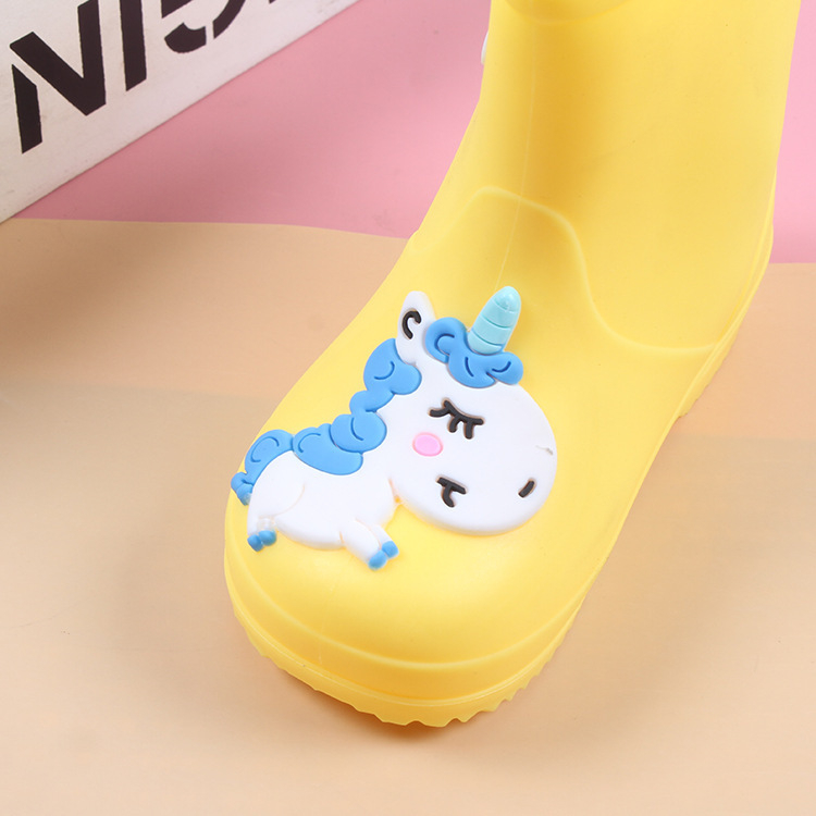 Rainbow Pony dječje gumene čizme za kišu, četiri sezone, lagane, vodootporne, otporne na habanje, crtan dizajn