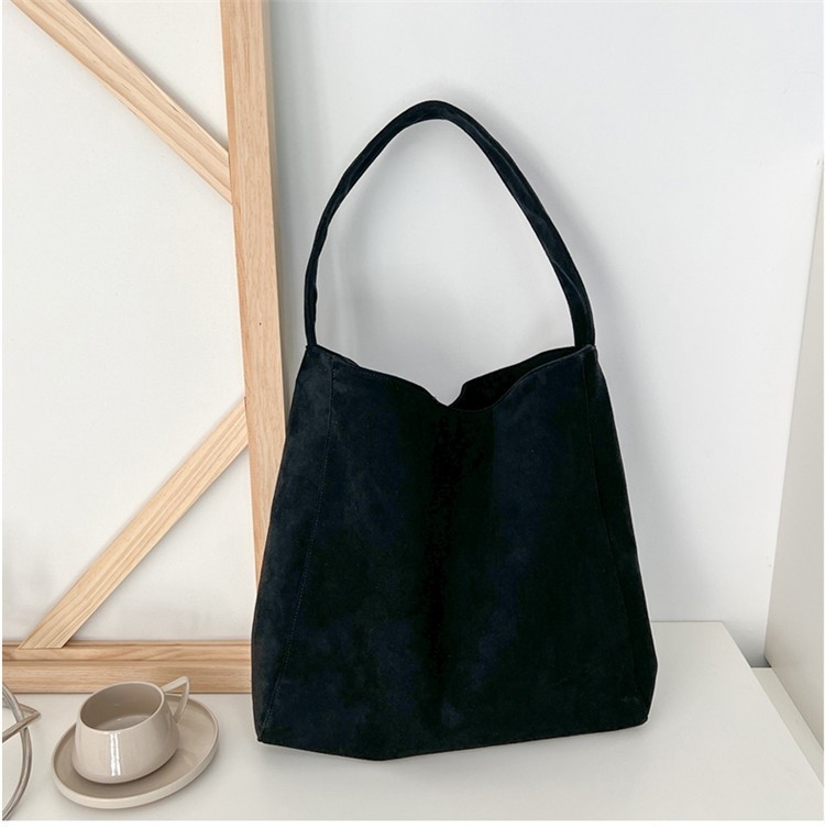 Torba ispod pazuha, platnasta crossbody, velika zapremina, dnevni stil inspiriran japanskim i korejskim stilom