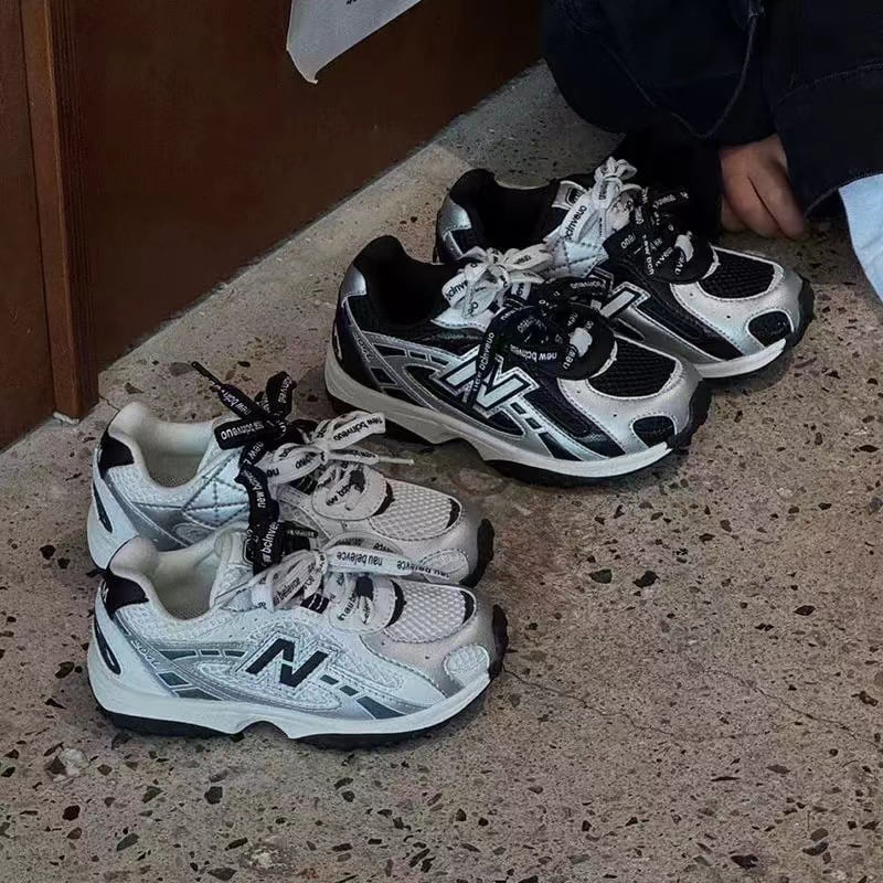 Dječje tenisice za jesen 2025, retro, lagane, mrežasti gornji dio, unisex, mekana potplata
