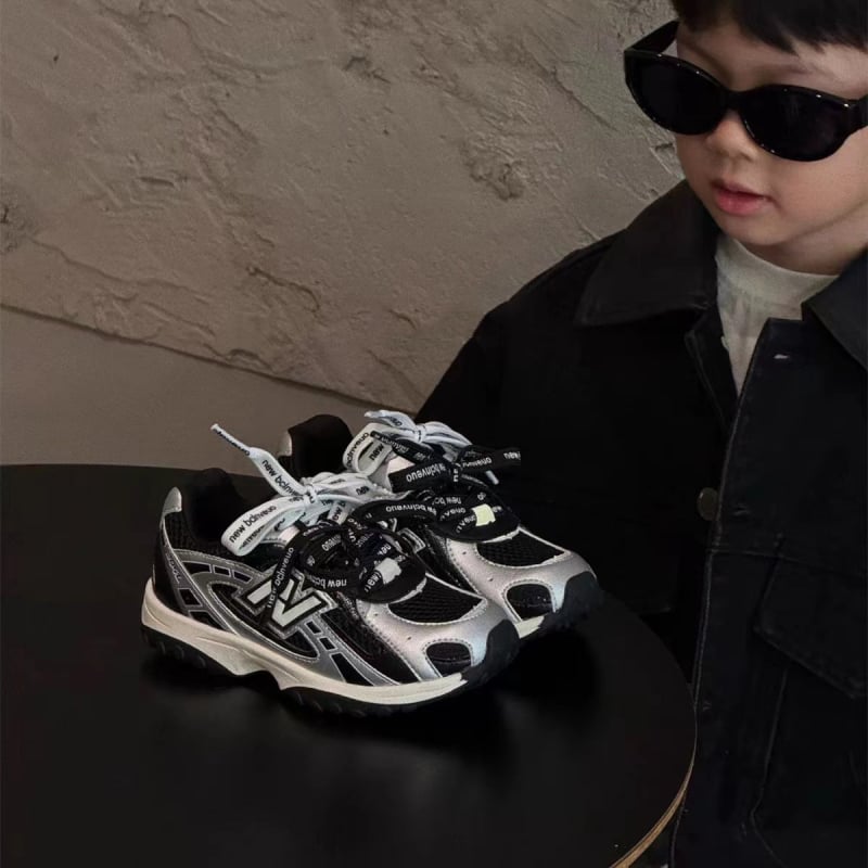 Dječje tenisice za jesen 2025, retro, lagane, mrežasti gornji dio, unisex, mekana potplata