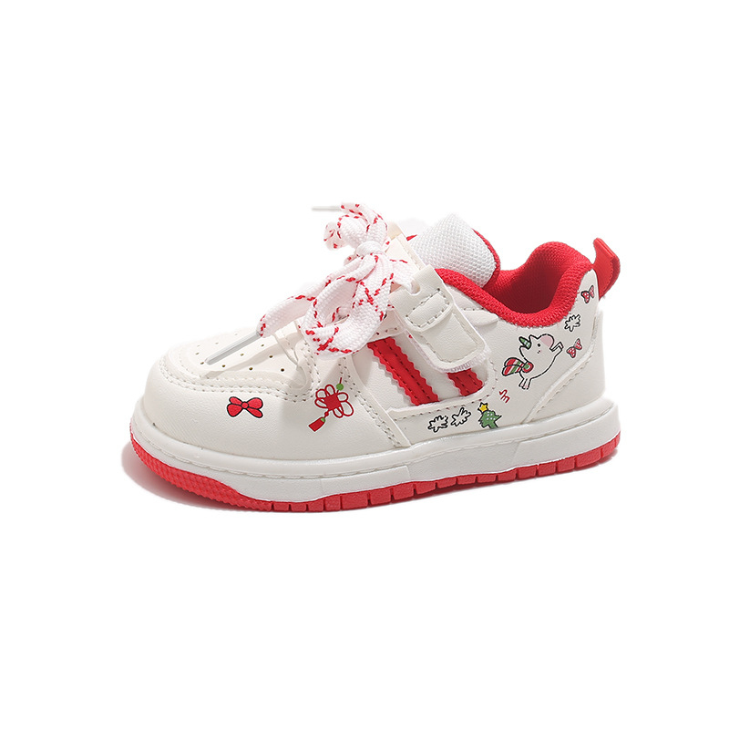 Proljetno-jesenske tenisice za djecu, unisex, 1-6 godina, protuklizna meka potplat, crvene