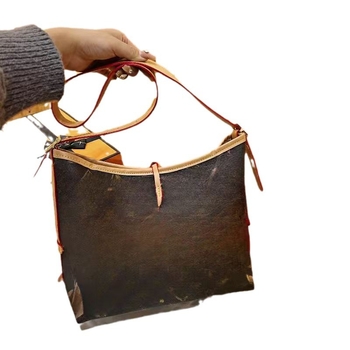 Retro inspirirana totes torba s velikim kapacitetom i otiskom slova, PU koža, s jednom naramenicom i crossbody dizajnom, za žene, jesen 2024