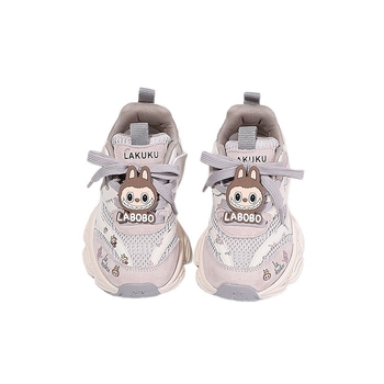 Labubu Dječje tenisice u stilu dad shoes, unisex, prozračni mrežasti gornji dio, tenisice za trčanje, proljeće 2025