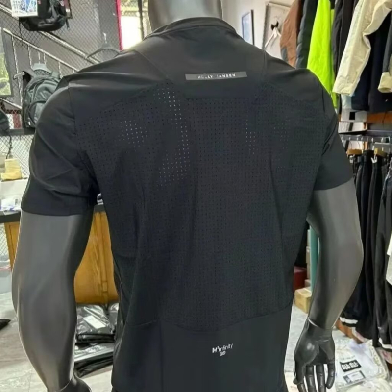 Muški mrežasti brzo sušeći Ice Silk majica i šorcevi za trčanje, ljeto fitness i badminton